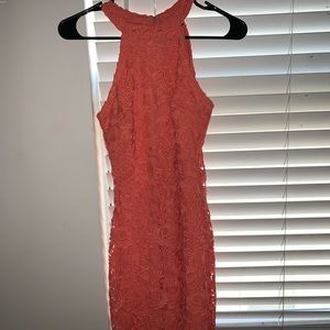 Above the knee XS orange dress